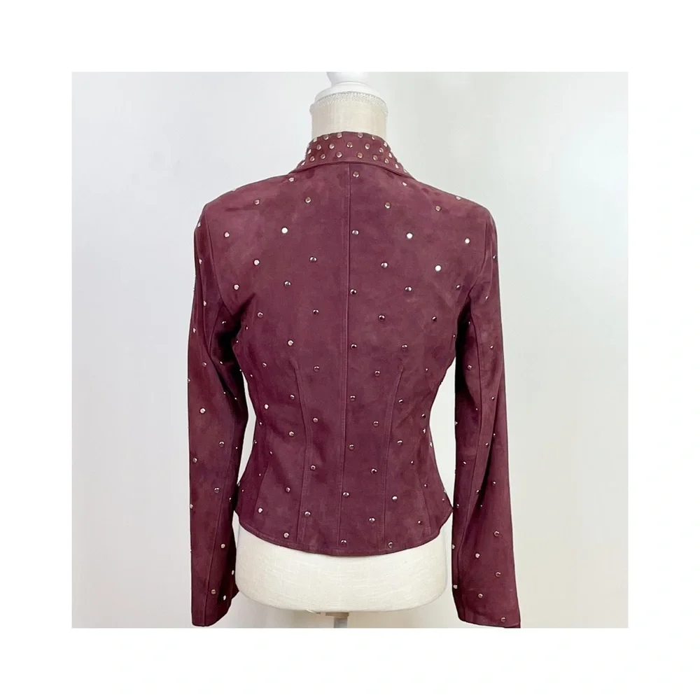 NWT Cache Rasin-Colored Suede Jacket - Picture 7 of 12